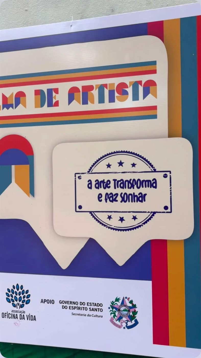 Painel do Festival Alma de Artista: a arte transforma e faz sonhar