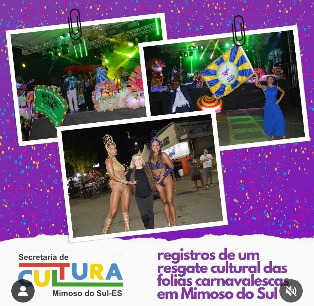 Registros das folias carnavalescas em Mimoso do Sul